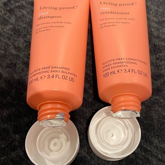 Living proof Curl Shampoo &  Conditioner Waves, Curls & Coils 3.4oz/100mL each - Picture 8 of 8